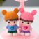 Night -night "Friends" LED from batteries 3HAAA 7.7x7.5x12.5 cm Risalux