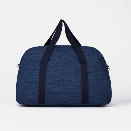 Road bag with lightning, external pocket, long belt, blue color-1