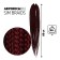 SIM-BRAIDS AFROKOSOS, 60 cm, 18 strands (CE), Marsala color (#39k)