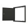 Revisionine "Vento" DR2020, 200 x 200 mm, with a pen, plastic, gray