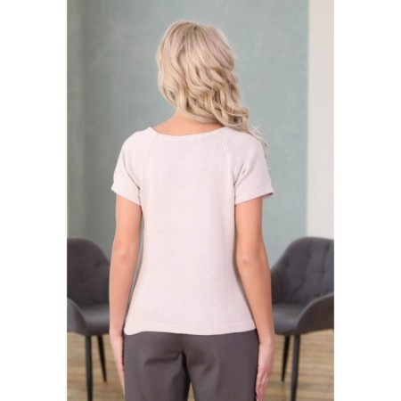 Female jumper, size 48, blue color-3