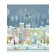 A set of napkins for setting the New Year's Eve, rectangular, size 32x46 cm, 4 pcs
