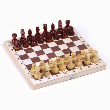 Handing chess 29 x 29 cm, king 6.7 cm, pawn 3.5 cm-1