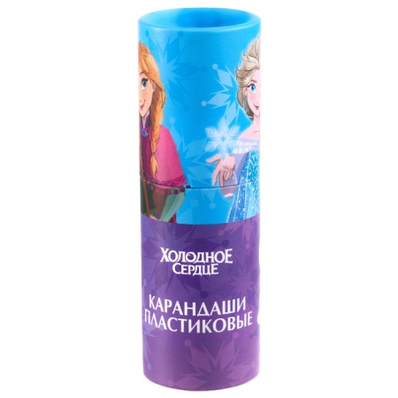 Colored pencils in a tube, 12 colors, trihedral, cold heart-7