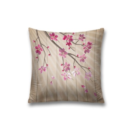 Decorative pillowcase "Frequent flowers", on a zipper, size 45x45 cm