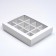 Box for sweets, 12 pcs, white, 19 x 15 x 3.5 cm, set 5 pcs.