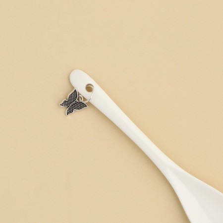 Spoon souvenir "happiness", ceramics, 2.5 x 12.5 cm.-2