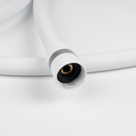 Shower hose Iddis Optima Home Oph20wli19, silicone, white matte color, 2 m-2
