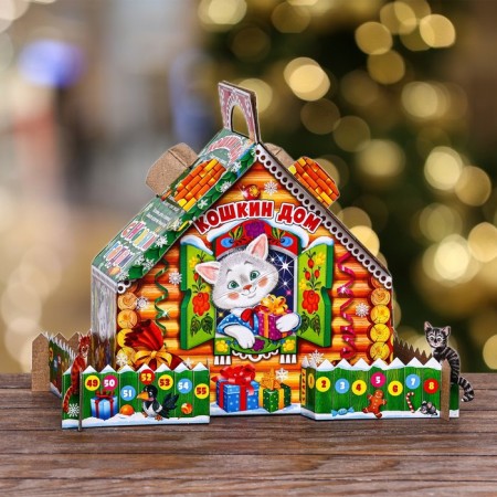 Gift box "Koshkin House", 22.5 x 23 x 12.5 cm-1