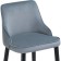 Metal Baric atani stool/velor, black/gray 48x44x97 cm