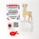Set for creativity “Wooden Christmas tree toy with decor. Deer"