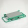 Bench-shift for giving nika folding 56x30x42.5 cm, green, up to 100 kg, for beds