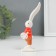 Souvenir Ceramics "Rabbit in striped" 4x7x16 cm