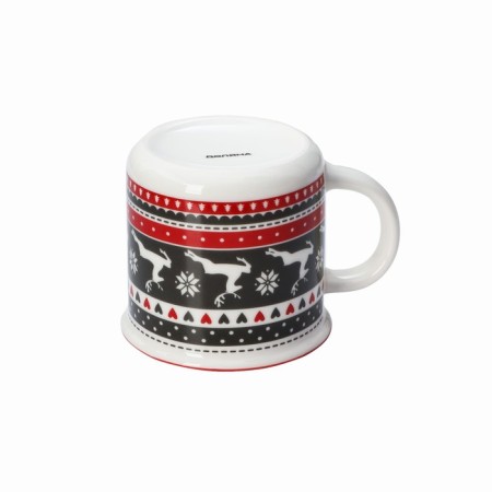 Porcelain shade mug "New Year. Deer ", 380 ml-2