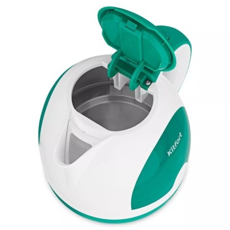 Electric KitFort KT-6607-2 kettle, 1 l, 1300 W, white-green-1