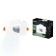 Light-K Buildiv, Artin, square 87x87x38mm installation. opening 75x75mm GU5.3 Al white 51433 6