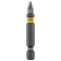 Denzel 11655 bit set, hexagonal profile, PZ1 x 50 mm, steel S2, 10 pcs.