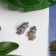 Decor Metal for creativity "Owl on a branch" (A10093) 2.1x1.2 cm