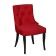 Verona chair, frame array of wenge, velor velor fabric, Berry color