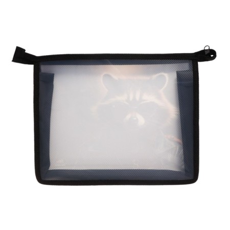 Folder for notebooks A5, 230 x 190 x 50 mm, lightning from above, plastic, calligrata "raccoon"-2