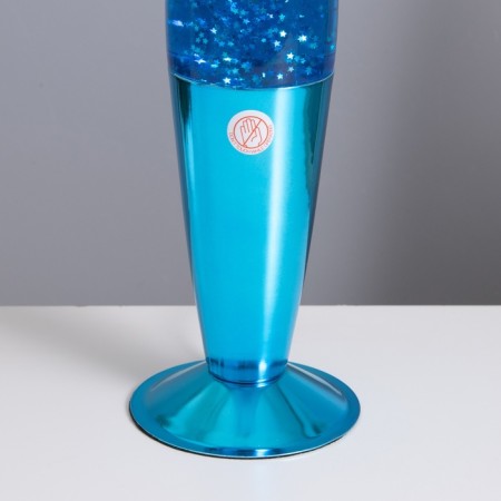 Lava-lamp "Rocket" 1x30W E14-R39 (sparkles) blue 11x11x41cm-3