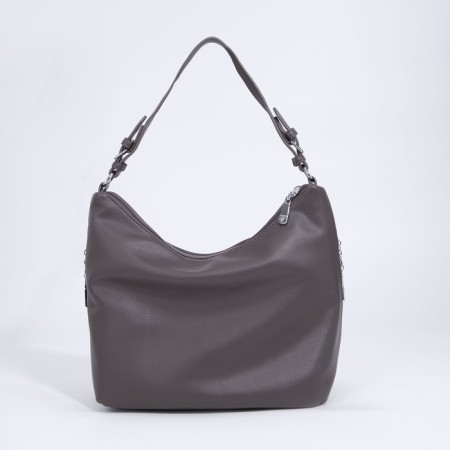 Love bag with lightning, brown color
