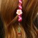 Hair decoration, spiral "for the most wonderful" 22 cm