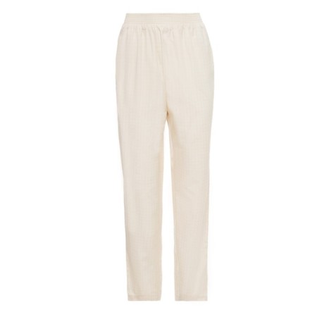 Women's pants Minaku: Home Collection Beige Color, Rr. 48-5