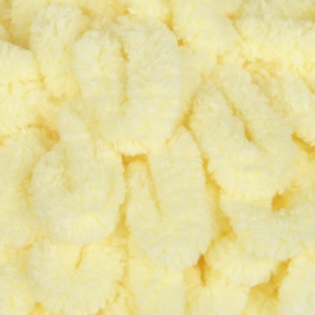 Yarn "Puffy" 100 % micropoliester 9m/100g (13 St. Lemon)