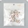 Decor for creativity plastic "3 pearls with colored rhinestones" set of 12 pcs 2x2 cm