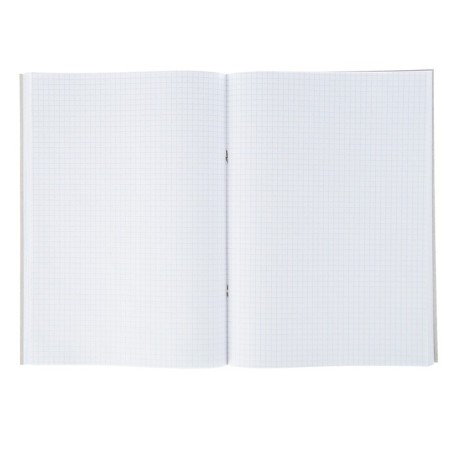 A4 notebook in a cage 96 sheets of Calligrata "Pattern. Flower", block No. 2 (gray sheets), cardboard cover-1