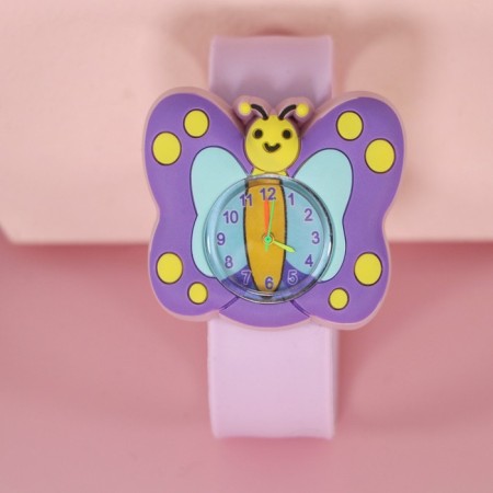 Watch of Berrier Baby "Butterfly", silicone strap-3