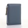 Women's wallet on the button, blue color