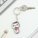 Acrylic core keychain "Kit", 3.5 x 10 cm
