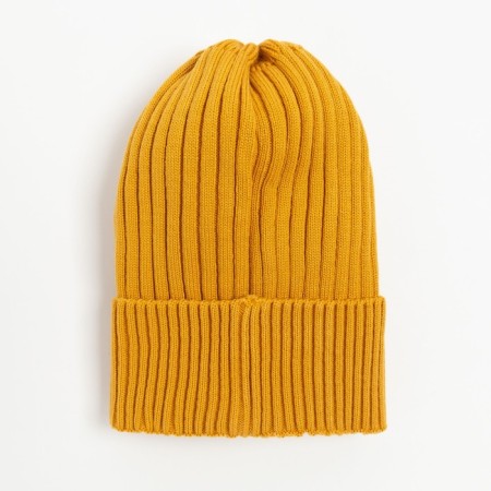 Children's hat, mustard color, size 46-50-2