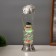 Lava lamp "Snowman" LED 3HAAA, USB silver 6.5x8x23.7cm