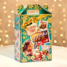 Подарочная коробка новогодняя Вкус Детства  18,5 х 10 х 30,5 см