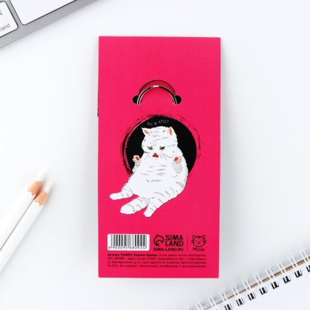 Keychain for keys, notebook "Do not take me me", 5.5 x 7.5 cm-7