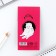 Keychain for keys, notebook "Do not take me me", 5.5 x 7.5 cm
