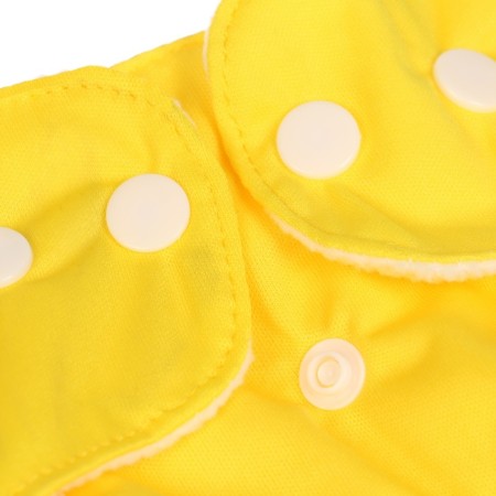Reusable diaper "sweet buns", yellow color-1