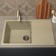 Uperwood Economwood Autonous Autonomous Office, oval, color 002 beige matte