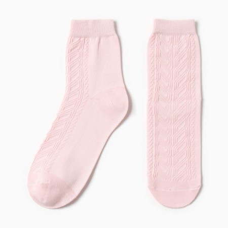 Women's socks, pink color, size 23-25