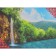 Diamond mosaic with full filling on the canvas "Falls", 40 x 30 cm