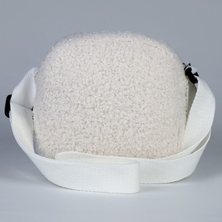 Plush "Bear" bag, white color-5