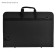 Folder for drawings and drawings A2, 640 x 450 x 30 mm, with handles, textile, estado, with pocket, black
