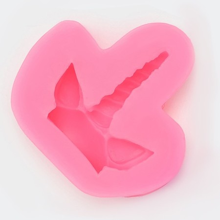 Mold "Unicorn", silicone, 6.5 × 6.5 cm, color mix-1