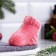 The bathtub "New Year's sock" with the aroma of strawberries, red, 110 gr.