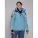 Ski jacket female winter, size 52, blue color