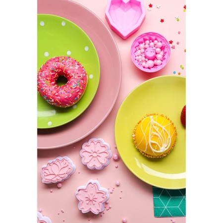 Board ceramic dessert shade "Green peas", d = 19 cm, green color-6