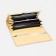 Women's wallet on magnets, yellow color